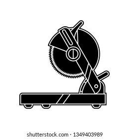 table saw  icon. Element of Home repair tool for mobile concept and web apps icon. Glyph, flat icon for website design and development, app development