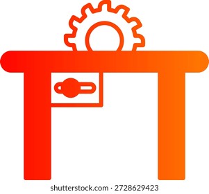 Icono de sierra de mesa para su proyecto
