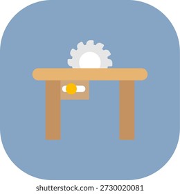 Icono de sierra de mesa para su proyecto