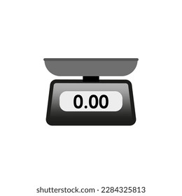 table scales icon. Vector illustration.