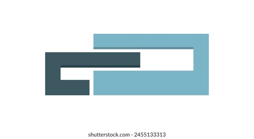 The table is a Scandinavian style console table. A wooden table. Vector illustration of a flat style Modern room interior