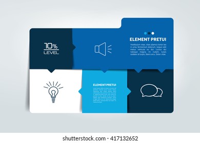 Table, schedule, box chart. Infographics element.
