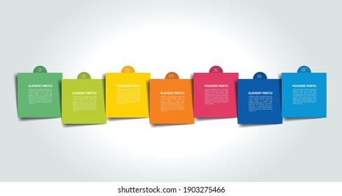 Table, schedule, organizer, planner, notepad, timetable. Step by step template, infographic.