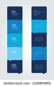 Table, schedule, tab in minimalistic style. Infographic.