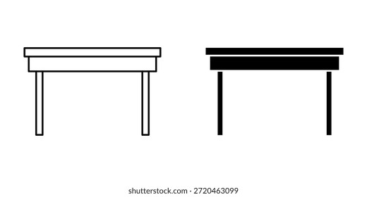 Tabellensatzsymbol auf weißem Hintergrund