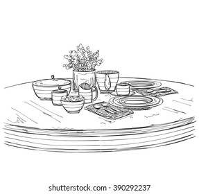 Table setting set 