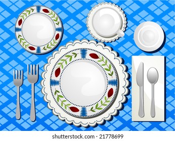 Table Setting - Vector