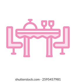 Table Settings duotone line icon , vector, pixel perfect, illustrator file 