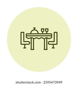 Table Settings pentaglow, vector, pixel perfect, illustrator file 