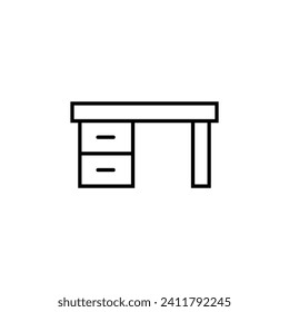 Tabelle Einfaches Minimalistisches Rahmensymbol. Geeignet für Bücher, Läden, Geschäfte. Bearbeitbarer Strich in minimalistischem Rahmenstil. Design-Symbol 