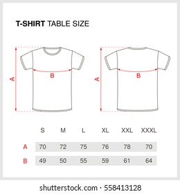 L Size Shirt Chart