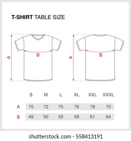T Shirt Sizes Images, Stock Photos 