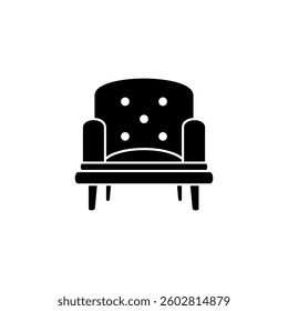 table sofa icon, simple flat style, illustration, logo sign symbol pictogram template, for ui or ux isolated on white for mobile app, editable