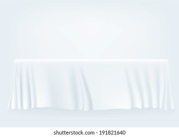 Table With Tablecloth 