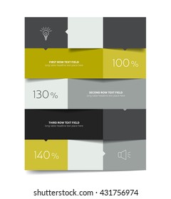 Table template.