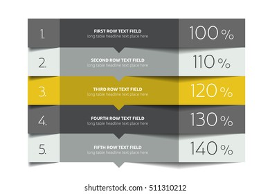 Table Template. Schedule 3D. 