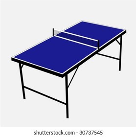 A table tennis