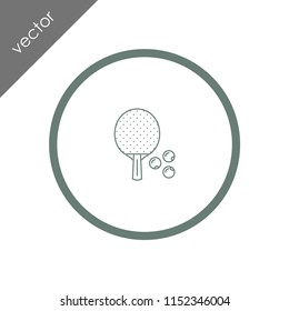 table tennis accessories icon