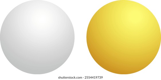 Table Tennis Balls on white background . Sport equipment table tennis