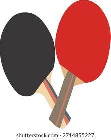 table tennis bat pair background illustration 