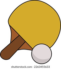 Table tennis bats and table tennis balls