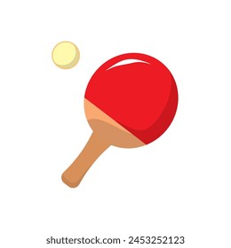 table tennis bet icon vector illustration