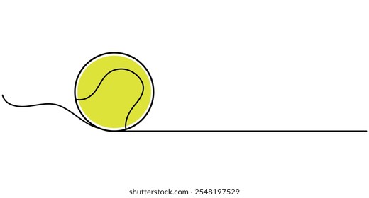 Table Tennis Continuous Line Illustration, Table Tennis Racket One Line Drawing: Continuous Hand Drawn Sport, Ping pong rackets one line art. Continuous line drawing of table tennis, sport, fitness.