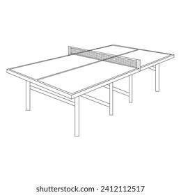 table tennis court icon vector illustration design
