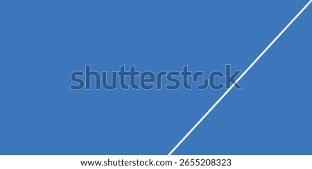 Table tennis design with blue table. Top view