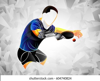 table, tennis, disabled, athlete, prosthesis, ping pong, table tennis, Player, athlete, game, vector