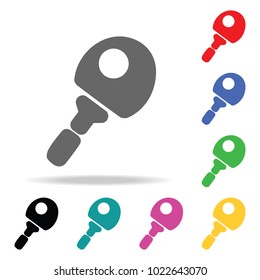 table tennis. Element of sport multi colored icon for mobile concept and web apps. Icon for website design and development, app development. Premium icon on white background