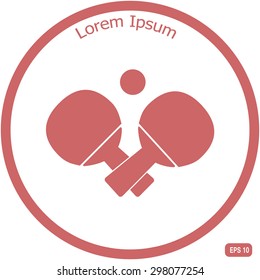 Table tennis icon