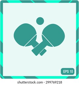 Table tennis icon