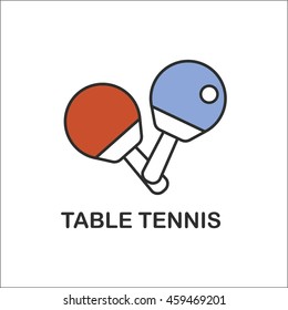 Table tennis icon