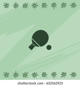 Table tennis icon.