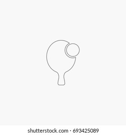 Table tennis icon