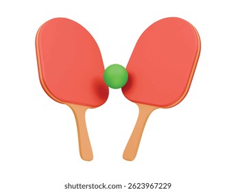 table tennis icon 3d illustration render