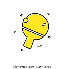 Table tennis icon design vector