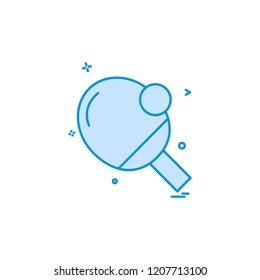 Table tennis icon design vector