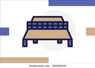 Table Tennis icon filled line color design table tennis and sport. Ping pong Related.
