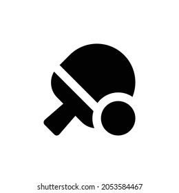 table tennis Icon. Flat style design isolated on white background. Vector illustration