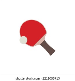 Table tennis icon logo vector design