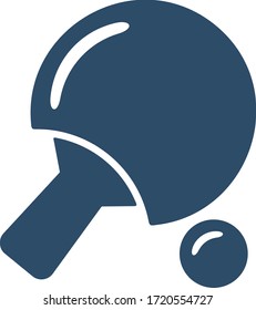 Table tennis icon. Ping pong symbol.