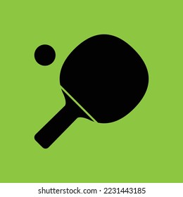 Table Tennis Icon. Sport Concept. - Vector 