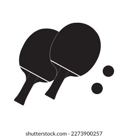 Table Tennis icon; Sport Vector Art illustration
