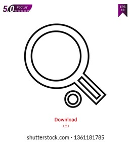 table tennis icon symbol vector illustration on white background