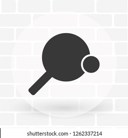 table tennis icon vector