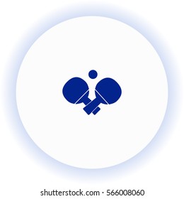 Table tennis  icon. Vector design.