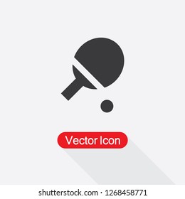 Table Tennis Icon Vector Illustration Eps10