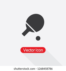 Table Tennis Icon Vector Illustration Eps10